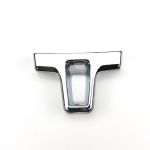 Autode stiilitarvikud rooliratta kaunistusdekoratsioonikleeps&uuml;mbris Volkswagen Tiguan Touran Passat Amarok Multivan Lavida jaoks B type 1pc Chrome