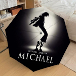 1 tk Michael Jackson Automaatselt Kokkupandav Vihmavari, Kaasaskantav Kokkupleitav Disain, Vabaaja &Otilde;ues Kasutatav Aksessuaar L1202022