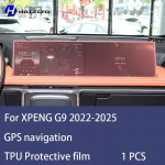 For XPENG G9 -2025 Car interior center console protective sticker interior decorative strip TPU protective sticker refit PPF GPS navigator