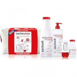 Lot de soins - LACTOVIT - LACTO-UREA REPAIR - Gel de douche 550 ml - Cr&egrave;me corporelle 400 ml - D&eacute;odorant 50 ml