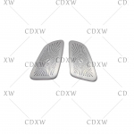 Suitable for Mercedes-Benz X253 GLC W205 C205 C-class trument panel air outlet dust cover interior modification silver 2PCS