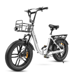 Kvaliteetne SAMEBIKE C05 PRO elektrijalgratas t&auml;iskasvanutele 500W suure p&ouml;&ouml;rdemomendiga mootor 36V13Ah liitiumaku 20-tollise disainiga igap&auml;evaseks s&otilde;itmiseks valge