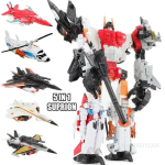 Transformeeruvad robotm&auml;nguasjad HZX Defensor Bruticus Superion Devastator IDW 5 &Uuml;HEKS 6 &Uuml;HEKS &Uuml;KS ILMA KARBI KOMPLEKTID Tegevuskuju KO 6in1