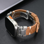 Nahkrihm Apple Watch Ultra 2 49mm Series 10 46mm 44 45mm rihm k&auml;ev&otilde;ru Iwatch 10 9 7 8 6 5 4 se ultra meeste kellarihm 49mm 46mm 45mm 44mm black