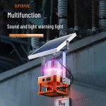 Nutikas P&auml;ikeseenergia Ultraheli Linnupeletaja & Hoiatusvalgusti