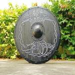 Halloween Viking puidust elupuu kilp Rekvisiit Cosplay keskaegne armor LARP
