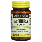 Mason Natural, Natural Herb Moringa, 500 mg, 60 kapslit