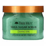 Tree Hut, Shea suhkrukoorija, kookoslaim, 18 untsi (510 g)
