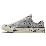 Converse Chuck 70 Low 'Archive Paint Splatter' Ash Stone/Black/White Unisex Tossud A01172C 36