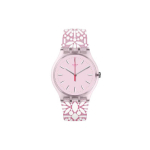 SWATCH Unisex 41mm Roosa k&auml;ekell SUOP109 SUOP109 Pink