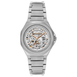 ARMANI EXCHANGEAE ARMANI K&auml;ekell Mehaaniline mehhanism Roostevabast terasest rihm 36 mm H&otilde;bedane sihver Naiste kell AX4618 Skeleton Dial