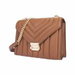 Michael Kors Whitney Kett &Uuml;hev&auml;rviline Klapp Lambanahast &Uuml;mbrik Crossbody Kott Naiste kotid Kameel 30F8GXIL1T-203 Basic Set (Bag+Dust Bag)