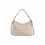 Coach Laurel 31 Eemaldatava &otilde;larihmaga T&otilde;mblukuga Suletav Kaetud L&otilde;uendist Crossbody &Otilde;lakott Suur Naiste k&auml;ekotid Liivahall-Pruun CV975-SVPWH Basic Set (Bag+Dust Bag)