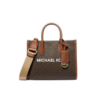Michael Kors MK Mirella Tr&uuml;kitud &Otilde;lakott Naiste kott-kotid 35S4G7ZC5B-200 Basic Set (Bag+Dust Bag)