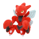 Keskne Originaal Pehme sobivus Scizor 17 x x cm x L x Pok&eacute;mon M&auml;nguasi Pok&eacute;mon 13.5 8.5 (HD) punane