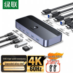 Ugreen CM664 2-pordiline HDMI 2.0 4K60Hz KVM-l&uuml;liti