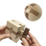 Puidust Aju Hariduslik Vaimne Puidust 3D Kokkupandav S&otilde;rmede Stimulatsioon 3D Pusle Treeninguks, M&auml;nguasi, Harjutus, Pusle, Kuubik, (Komplekt 2)