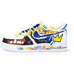 Nike Air Force 1 Coverage Slip Resistant Abrasion Resistant Low top Skateboard Shoes Unisex White DD8959-100(Team405-) 35.5