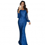 Naiste l&otilde;pukleit Tutt Varrukad Tutt Slim Fit V kaelaga &uuml;hev&auml;rviline litrid kalasaba&auml;&auml;re &otilde;htukleit kokteilipeokleit maksikleit S