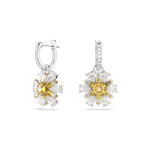 Swarovski Idyllia Lillekujuline Tilk Kuup Tsirkooniumiga Rodiumiga Pinnatud Imitatsioon Kristall K&otilde;rvar&otilde;ngad Naiste k&otilde;rvar&otilde;ngad H&otilde;be 5683243 Box (Random Color)
