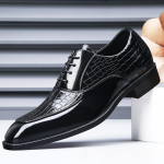 Moodsad Meeste Oxford Kingad Luksuslik Krokodillimustriga Nahast Kingad Paeladega Vabaaja &Auml;ri Pulmapidu Kingad &Auml;ri Formaalne King 38 must