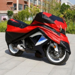 Mootorratta kate antifriis veekindel p&auml;ikesekaitse tolmukindel roller mootorratta vihmakate talvel Yamaha Honda Suzuki jaoks 200-90-100CM punane