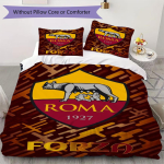 A.S. Roma Mustriga Voodipesu Tekikott Padjap&uuml;&uuml;r Kodu Kaunistus S&uuml;nnip&auml;evakingitus (1 * tekikott + 2 * padjap&uuml;&uuml;ri ilma s&uuml;damikuta)01 135x200cm