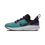 Nike Star Runner 4 SE Abrasion Resistant Low top Kids' Running Shoes Blue Purple Children Aged 3 7 Years Old FJ1806-300 28 black