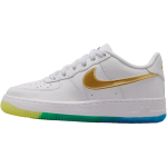 Nike Air Force 1 GS Valge Soar Sonic Kollane Laste tossud Must Metallik-Kuldne IR3538-100 36 white