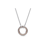 Pandora &Uuml;mmargune Ripatsiga Kaelakee Unisex kaelakee H&otilde;be 382772C01-50 Box gray