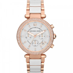 Michael Kors MK5774 Parker Kronograaf Kahev&auml;rviline Naiste K&auml;ekell 39mm h&otilde;be