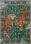 Retro Moynesa Tiiger Boheemlaslik Vaip elutuppa Magamistuppa Diivani P&otilde;himatt R&otilde;dule Salongi K&ouml;&ouml;ki Libisemisvastane Vaip Uksematt 160cm x 200cm