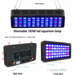 H&auml;mardatav 165W LED-akvaariumivalgusti taimedele, korallikasvatuseks, magevee- ja mereveeaquariumidele PCB Light Board