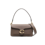 Coach Tabby 26 Kl&otilde;pskinnitusega Poleeritud Tekstuuriga Nahast K&auml;ekott Keskmine Naiste k&auml;ekotid Tumehall CH857-B4CBD Gift Box Sets (Basic Set+Black Box) gray