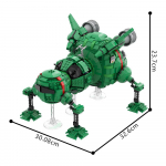 MOC Punane K&auml;&auml;bus Starbug 1 Ehitusklotsid Kom&ouml;&ouml;dia Sci-Fi TV Putukas Mudel Kosmoselaev Kosmoselaev Telliskivi M&auml;nguasi T&auml;iskasvanu Kingitus PDF instruction