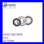 4*13*5mm S&uuml;gava soonega kuullaagrid 624 ZZ/2RS/OPEN 624-ZZ