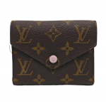 [Kasutatud] Louis Vuitton Victorine rahakott 'Pruun Monogramm L&otilde;uend/Roosa Ballerine Roosa' - V&auml;ga Hea #1CGCWAC ONE SIZE