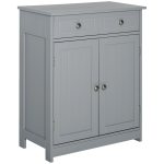Vannitoakapp hoiustamis&uuml;ksus 2 sahtli, topeltuksega kapi ja reguleeritava riiuliga 60 x 30 x 75 cm Hall 60 x 30 x 75 cm