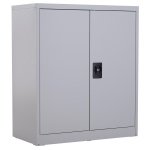 Metallist kaustakapp 2 lukustatava ukse ja reguleeritava riiuliga elutuppa, kabinetti 80x40x92,5 cm Hall 80 x 40 x 92.5 cm