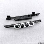 ABS 3D Auto Esiosa Kapoti Iluv&otilde;re Asendusm&auml;rk Volkswagen VW GTI GTD Logo Golf 8 Rline GTI Polo Jetta Touareg Tarvikud black