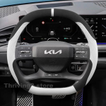 Soe seemisnahast roolikate UUELE KIA Sportage EV3 EV5 EV9 K9 2025 2026 talveks Soe k&uuml;ttega Auto siseaksessuaarid gray