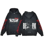 Vintage Meeste Huppar Anime Berserk Manga Graafiline L&otilde;tv Mood Pullover S&uuml;gisesed Riided Vabaaja Riided Naiste Topid Dressipluusid XXL black
