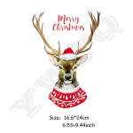 J&otilde;uluhirve kleebised Pestavad A-tasemel katted T-s&auml;rkidele Termo&uuml;lekandega DIY tarvikute plaastrid