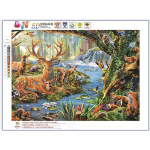 Huacani teemanttikandid 5D DIY teemantmaal koomiks karu pilt kividest teemant j&otilde;ulukingitus koju 30*40 cm