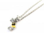 Altesse [N3274] - Collier Argent 'Papillons' 2 tons h&otilde;be