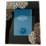 Les Tr&eacute;sors De Lily [L8595] &ndash; pildiraam 'Flora' must h&otilde;bedane (10x15 cm) must