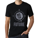 Meeste Vintage T-s&auml;rk Graafilise Tr&uuml;kiga T-s&auml;rk No Wrong Way Future S&uuml;gavmust XS must
