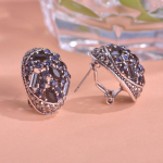 Vintage k&otilde;rvar&otilde;ngad naistele t&uuml;drukutele Prantsuse konksud Max Brincos Ouro Joias t&auml;isklaasist T&uuml;rgi ehted Retro Pendientes must