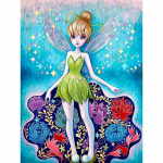 5D isetegemise teemantmaal  liblikahaldjas  3D tikandiga ristpistes kingitus kodukaunistus 20X30CM