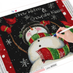 5D isetegemise teemantmaal lumememm ristpistes m&uuml;&uuml;k Teemanttikandid multifilm Mosaiik lind k&auml;sit&ouml;&ouml; j&otilde;ulukaunistus Full Round (20X30CM)